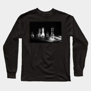 Chess, black and white Long Sleeve T-Shirt